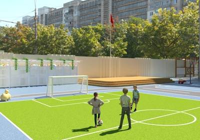 深圳市龍崗街道鴻景華庭幼兒園（戶外效果圖）