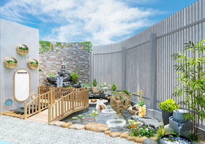 深圳市福田區(qū)機(jī)關(guān)第二幼兒園（假山水景、攀爬墻）