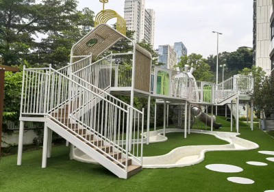 深圳市龍崗區(qū)臻城幼兒園（戶外玩具實(shí)景圖）