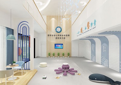 深圳市南山區(qū)璽樂幼兒園（室內大廳設計）