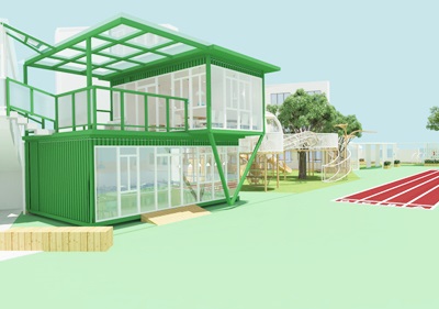 深圳市坪地街道中心幼兒園（集裝箱餐廳、戶外大門改造）