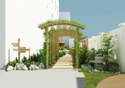 深圳市寶安區(qū)西鄉(xiāng)南昌幼兒園（種植園、圍墻）