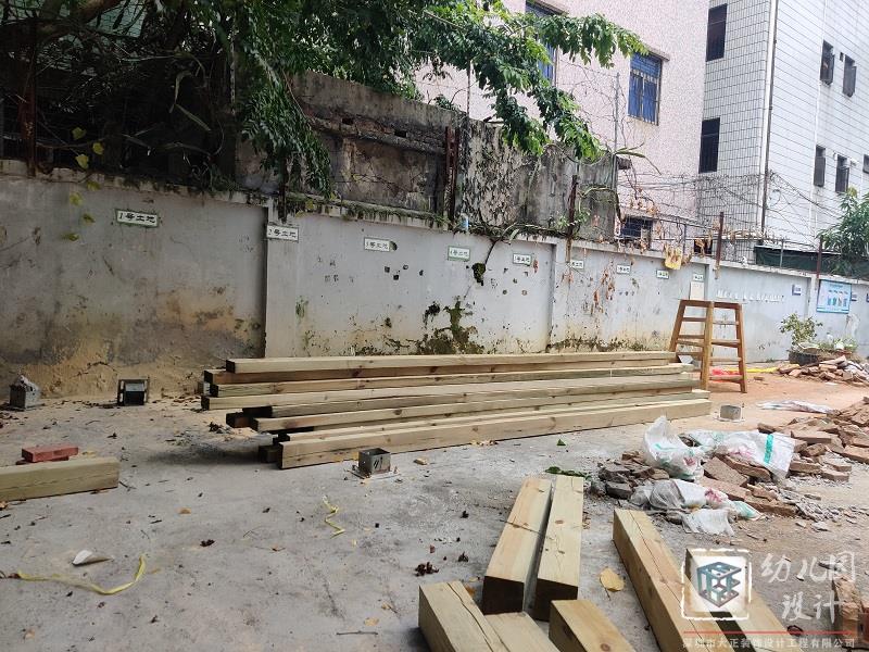 幼兒園室內(nèi)改造_戶外后操場新增種植區(qū)域（深圳坪地育英幼兒園）