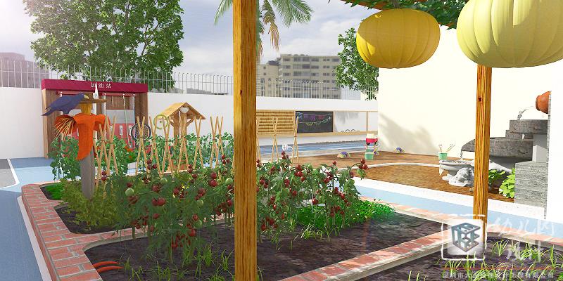 深圳市坪地育英幼兒園（2022）室內(nèi)設計_戶外后操場改造