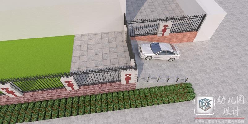 深圳市福田區(qū)翠海幼兒園（戶外大門設(shè)計）
