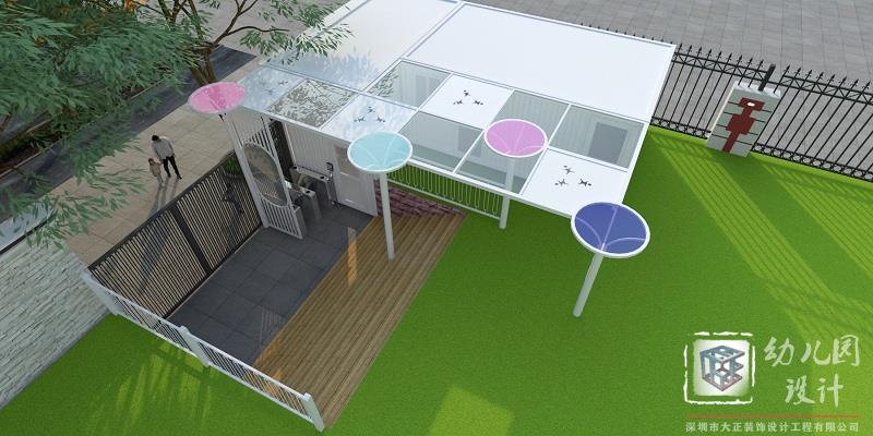 深圳市福田區(qū)翠海幼兒園（戶外大門設(shè)計）