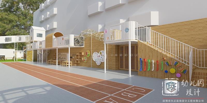 深圳小型幼兒園裝修_幼兒園操場跑道設(shè)計需要注意什么？