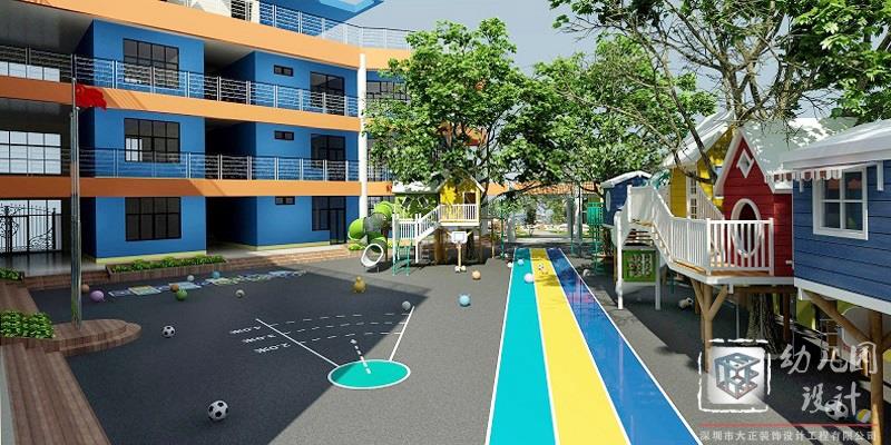 深圳小型幼兒園裝修_幼兒園操場跑道設(shè)計需要注意什么？