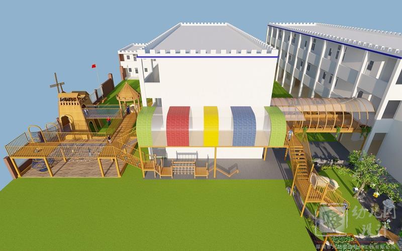 深圳市坪山區(qū)中興幼兒園_戶外大型玩具安裝