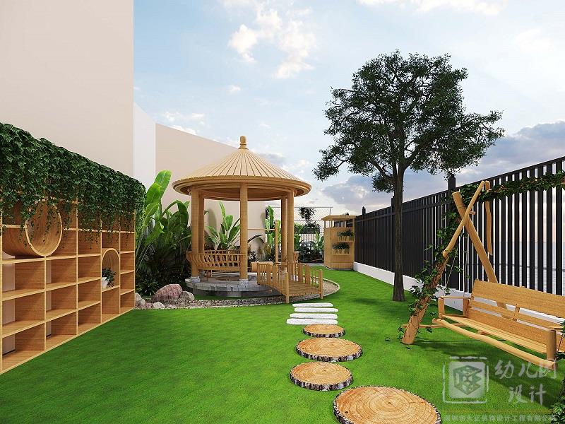 深圳市龍崗區(qū)茵悅之生幼兒園（戶外整體+大門+雨棚）