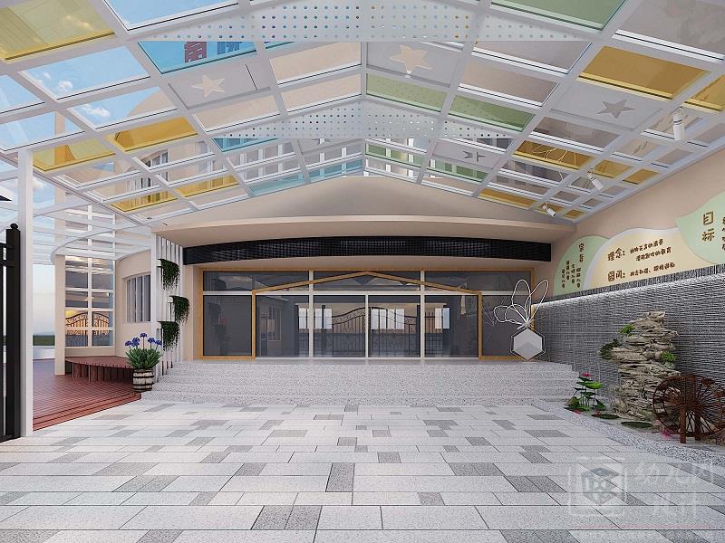 深圳市龍崗區(qū)茵悅之生幼兒園（戶外整體+大門+雨棚）