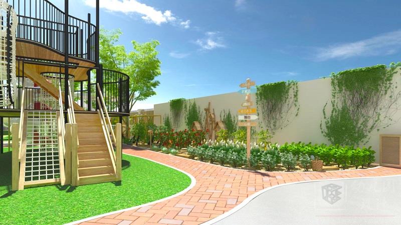 深圳市龍崗區(qū)金域領峰幼兒園（整體戶外改造）