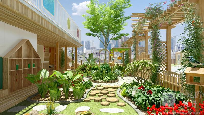 深圳市龍崗區(qū)甘坑第一幼兒園（戶外大門、操場）