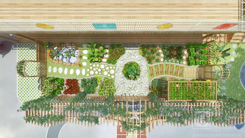 深圳市龍崗區(qū)甘坑第一幼兒園（戶外大門、操場）