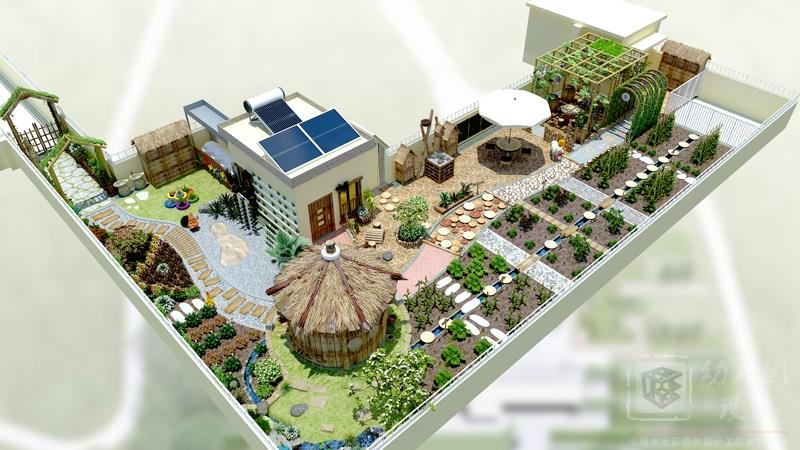 幼兒園設(shè)計(jì)主題區(qū)域——天臺(tái)種植園