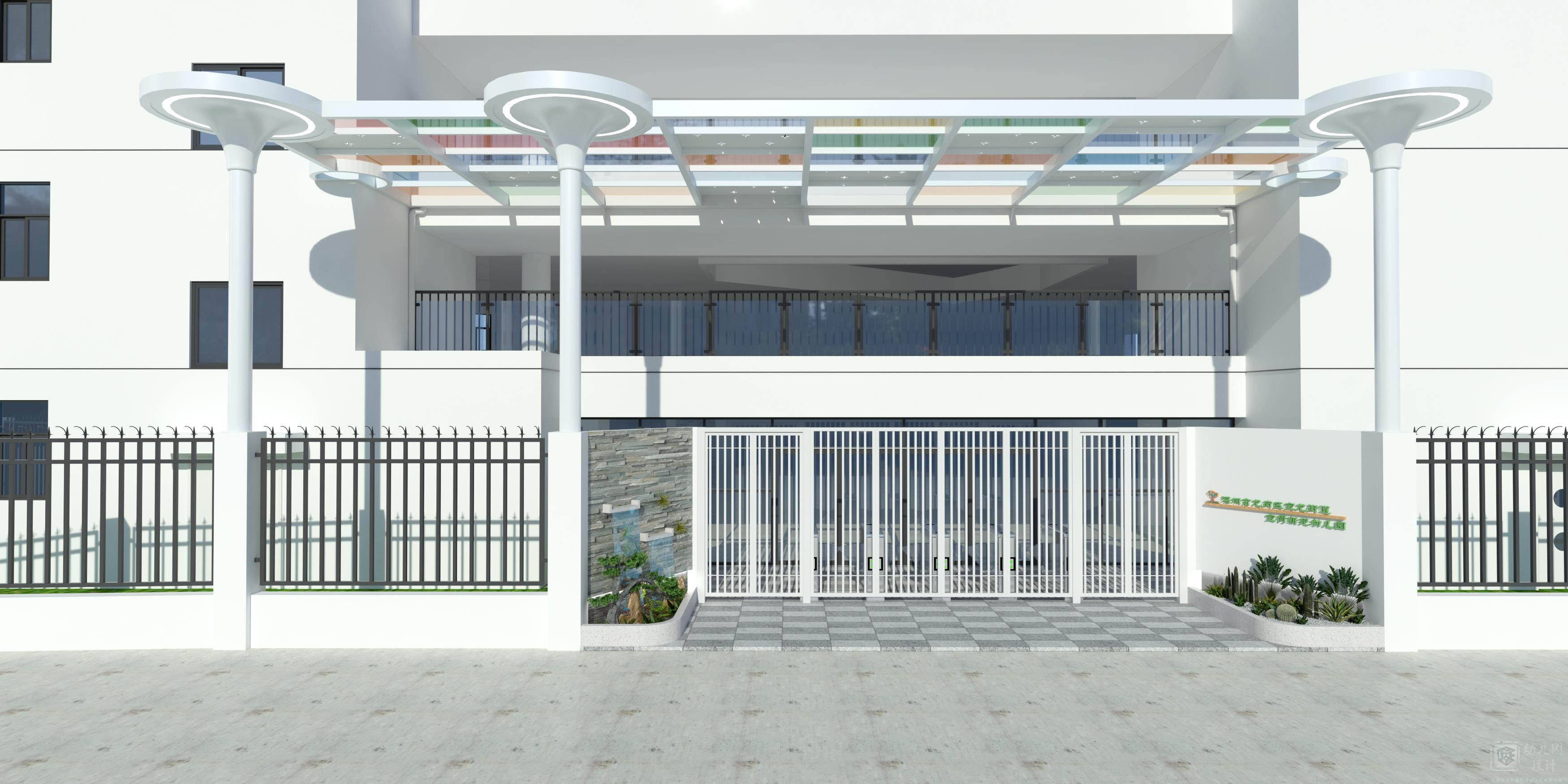 深圳市龍崗區(qū)寶荷欣苑幼兒園（戶外舞臺，大門雨棚）