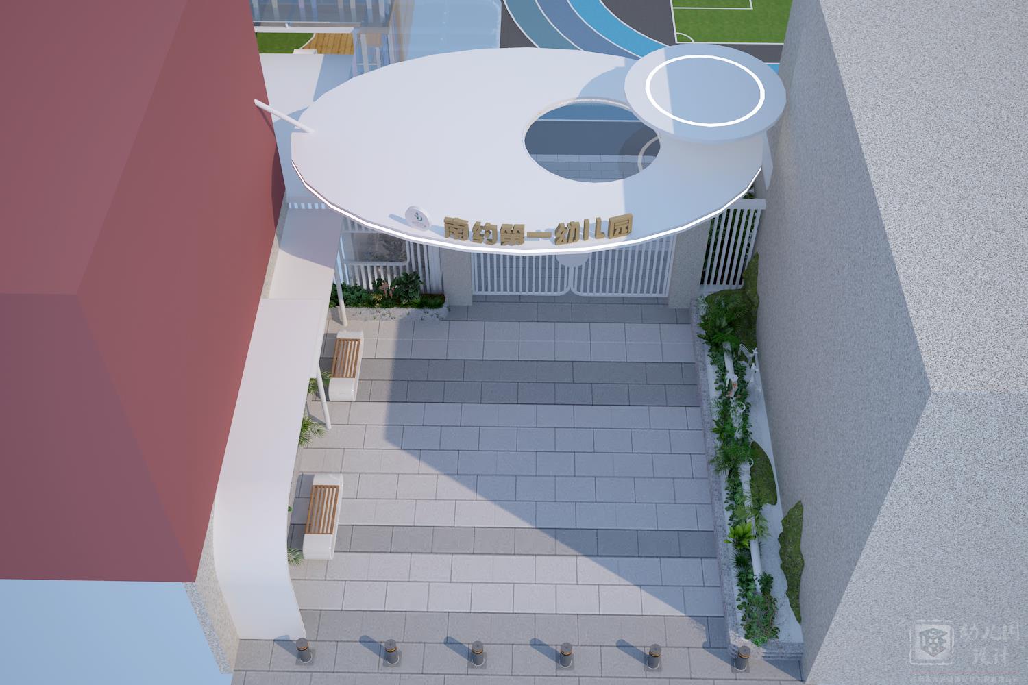 深圳市龍崗區(qū)寶龍街道南約第一幼兒園（大門）