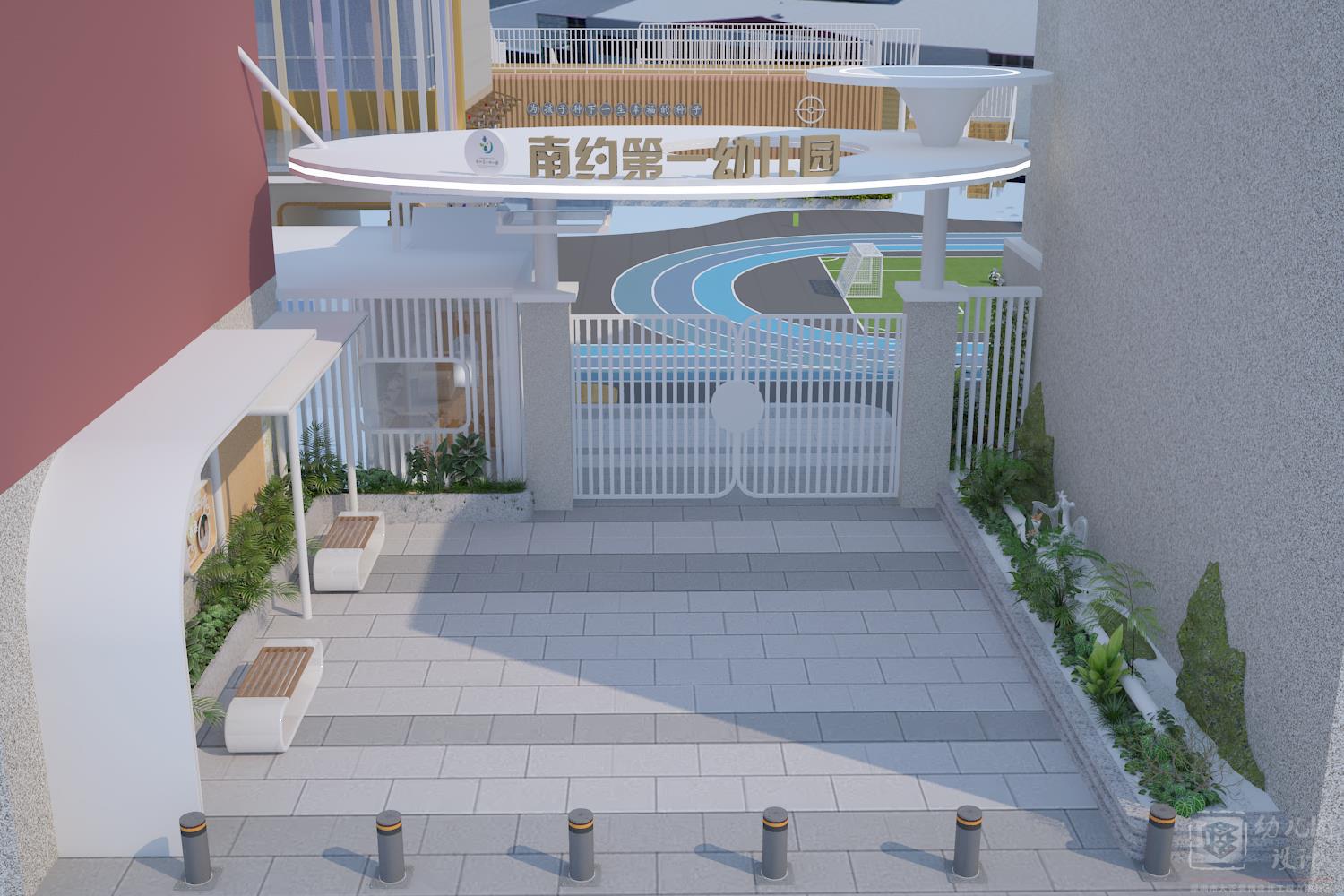 深圳市龍崗區(qū)寶龍街道南約第一幼兒園（大門）