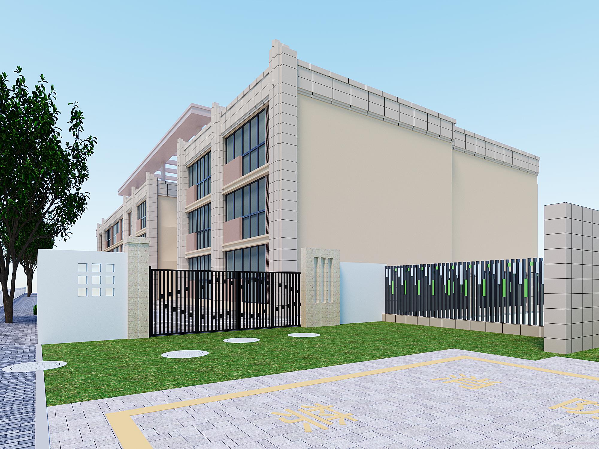 深圳市龍華區(qū)教科院附屬幼兒園（大門圍欄）