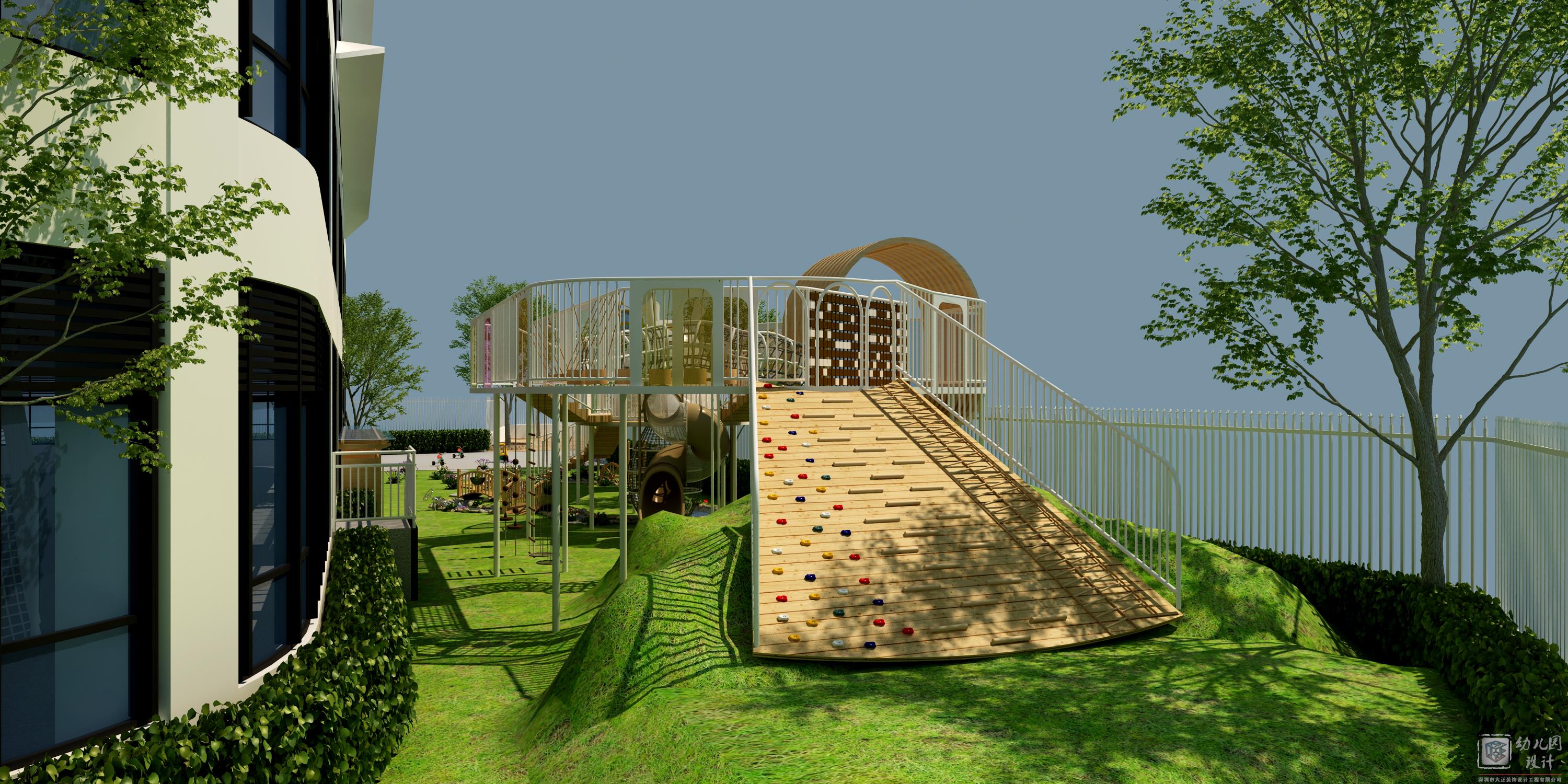 深圳市龍崗區(qū)臻城幼兒園（戶外玩具效果圖）