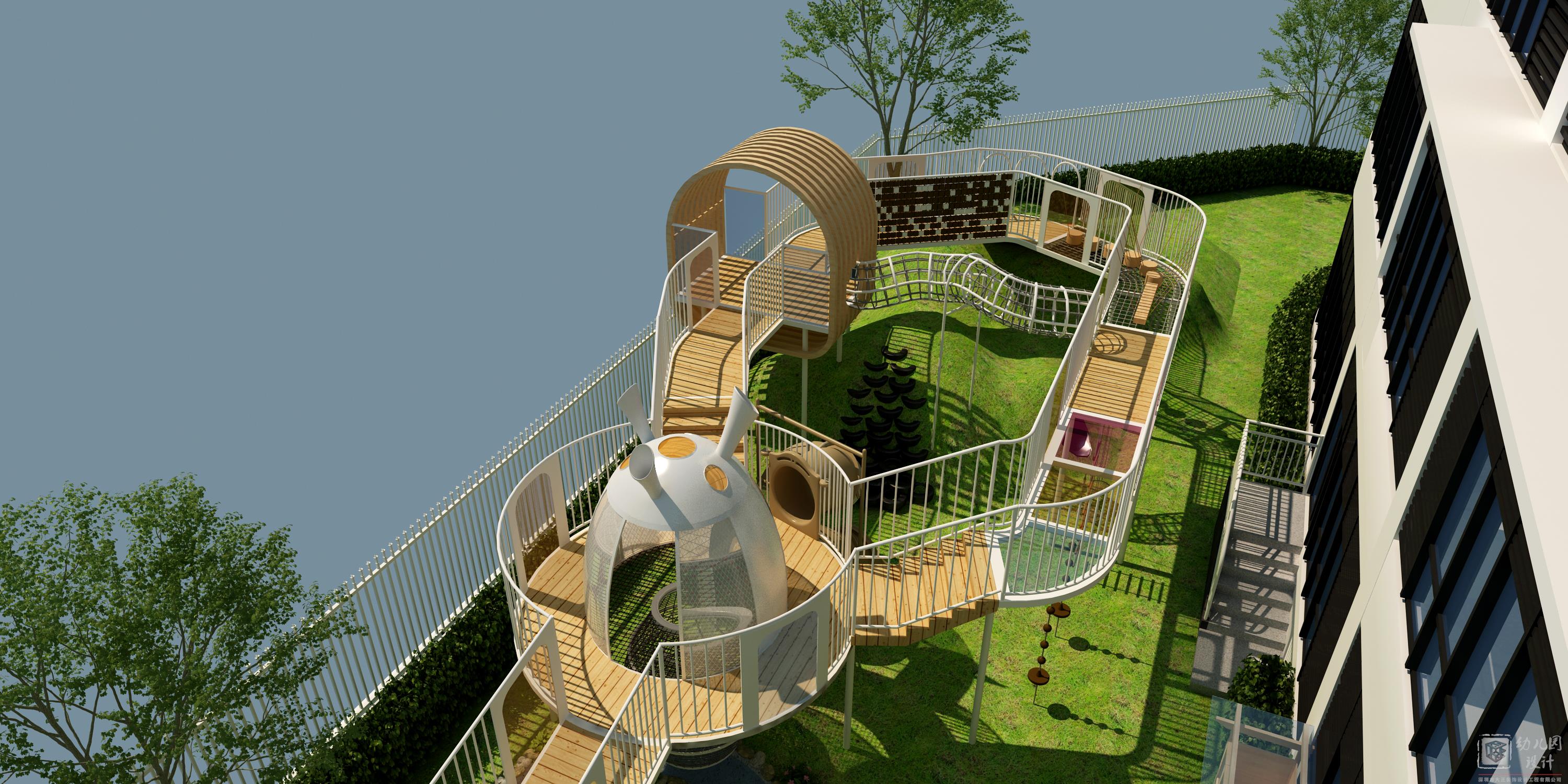 深圳市龍崗區(qū)臻城幼兒園（戶外玩具效果圖）