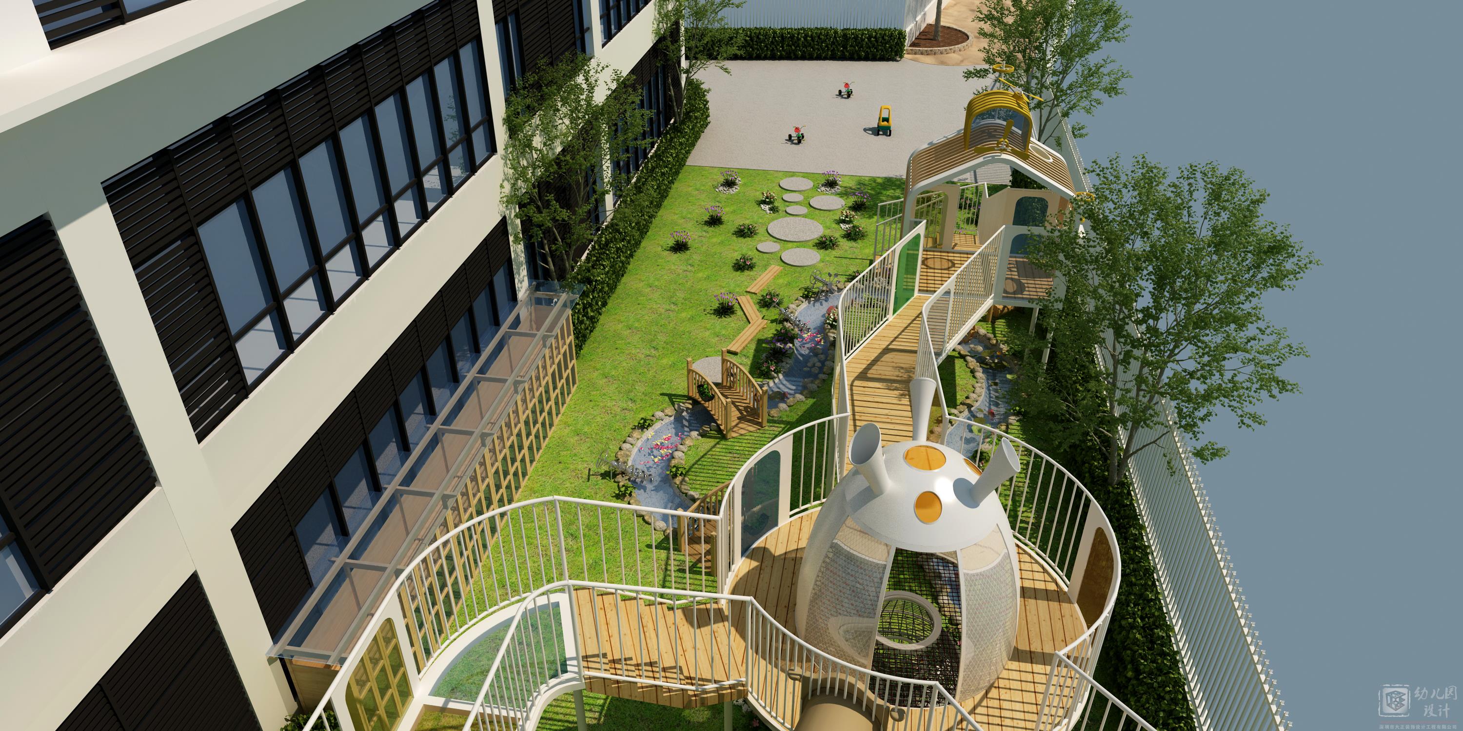 深圳市龍崗區(qū)臻城幼兒園（戶外玩具效果圖）