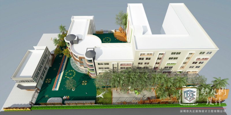 深圳市龍華新區(qū)展華幼兒園設(shè)計(jì)效果圖