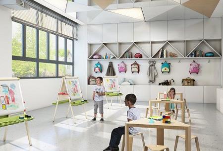 在設(shè)計裝修上區(qū)分幼兒園和早教中心，不要把兩者混為一談!