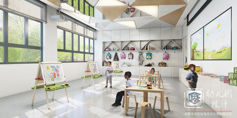 幼兒園裝修設(shè)計(jì)之讓孩子們?cè)诶L畫中盡情發(fā)揮自己的潛力？
