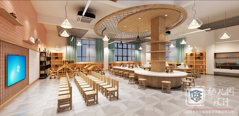 幼兒園美術(shù)室設(shè)計效果圖