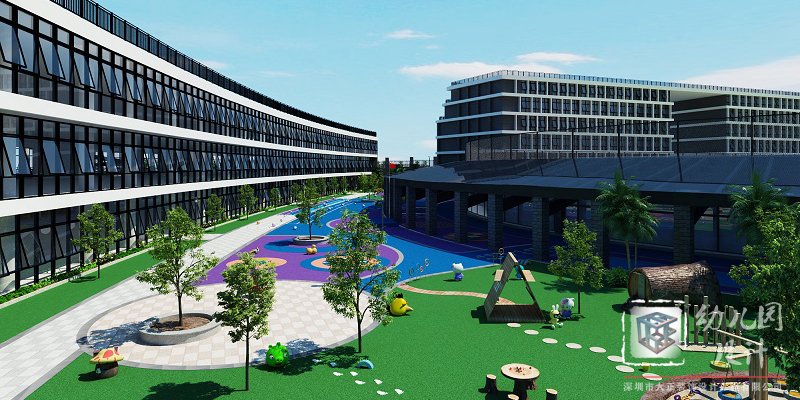 幼兒園室外設(shè)計(jì)案例效果圖