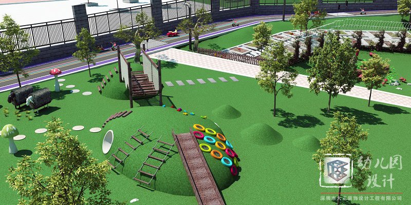 幼兒園室外設(shè)計(jì)案例效果圖