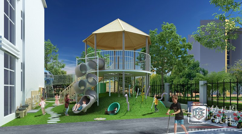 深圳市幼兒園設計_戶外大型玩具安裝_幼兒園戶外操場設計