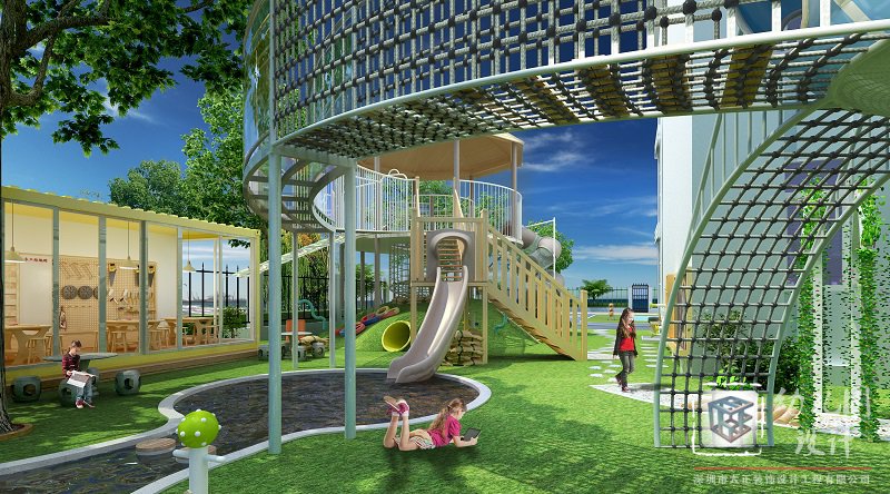 深圳市幼兒園設計_戶外大型玩具安裝_幼兒園戶外操場設計