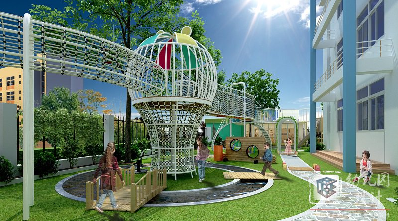 深圳市幼兒園設計_戶外大型玩具安裝_幼兒園戶外操場設計
