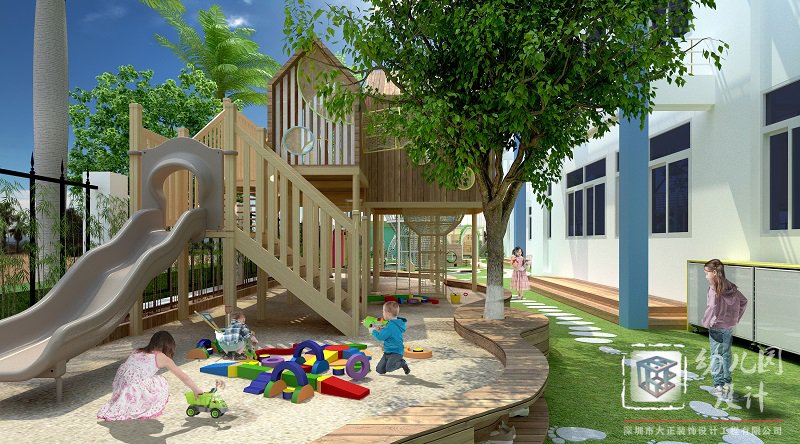 深圳市幼兒園設計_戶外大型玩具安裝_幼兒園戶外操場設計