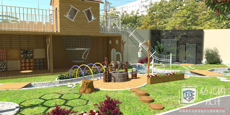 幼兒園設(shè)計(jì) - 需要一個(gè)有趣的戶外游戲空間設(shè)計(jì)