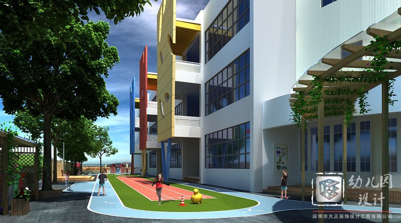 深圳市龍崗區(qū)怡美山莊幼兒園設(shè)計(jì)施工 2021（戶(hù)外操場(chǎng)、大型玩具）
