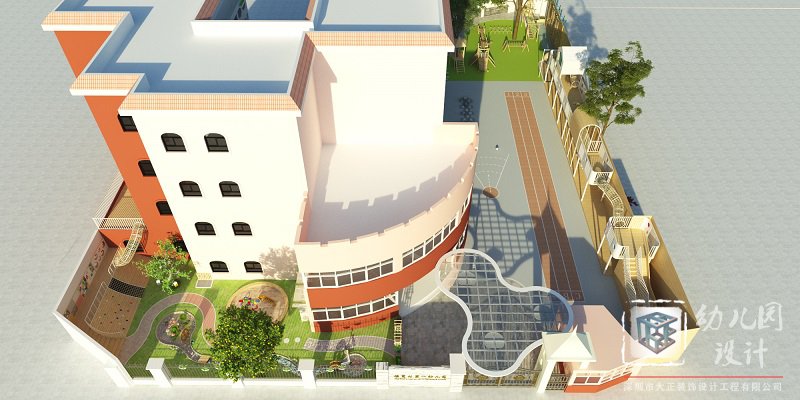 橫崗村第一幼兒園設(shè)計(jì)案例,幼兒園裝修施工